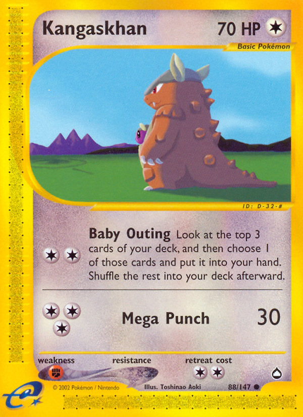 E-Series Aquapolis Kangaskhan #88/147